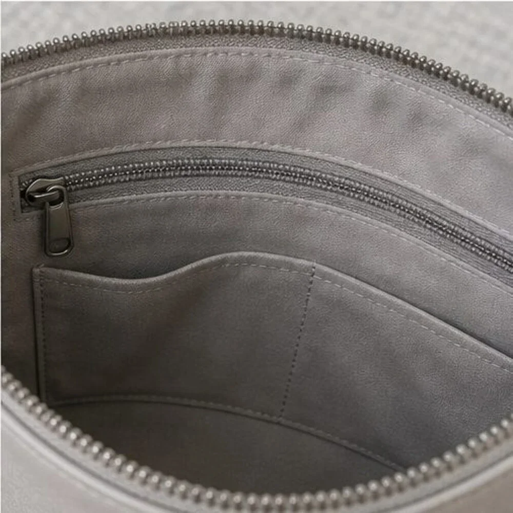 Navy Zip Crossbody Bag